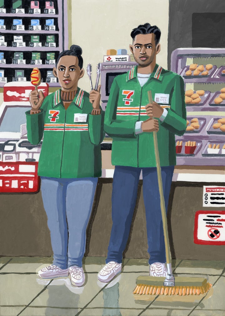 「コンビニ」のイラスト