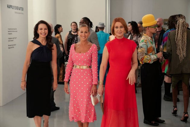 Sex And The City stars Kristin Davis, Sarah Jessica Parker and Cynthia Nixon all reprised their roles in the revival series And Just Like That