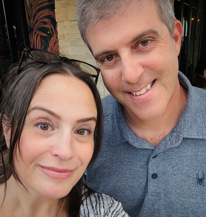 The author and her husband, Tomer.
