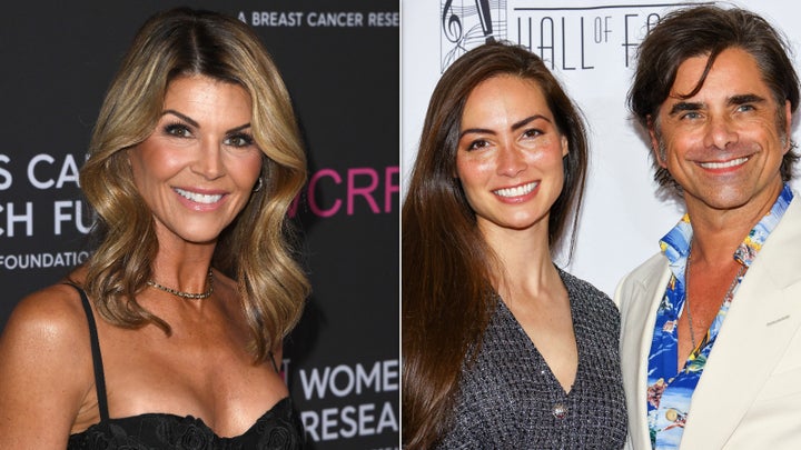 Actor John Stamos and his wife Caitlin McHugh, alongside his former co-star Lori Loughlin.