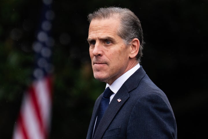 Hunter Biden, photographed on September 30, told journalist Jonathan Karl that he almost cursed former President Barack Obama for making his father look weak in front of a room of Hollywood donors.