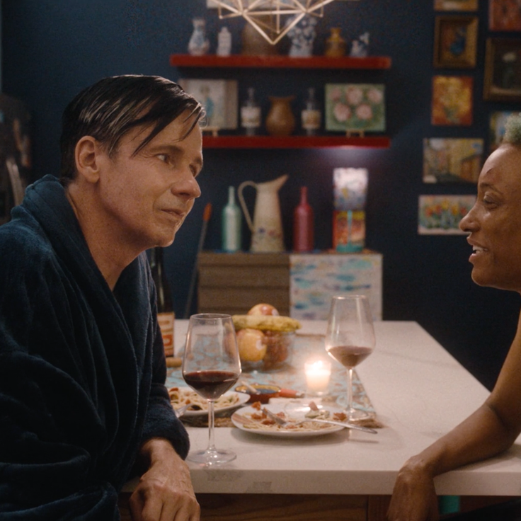 While Singleton and Mitchell are the only two (human) characters seen on screen in the film, "Cockroach" feels populated by queer community and queer camaraderie.