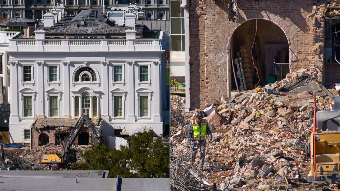 Trump Has Demolished The White House East Wing