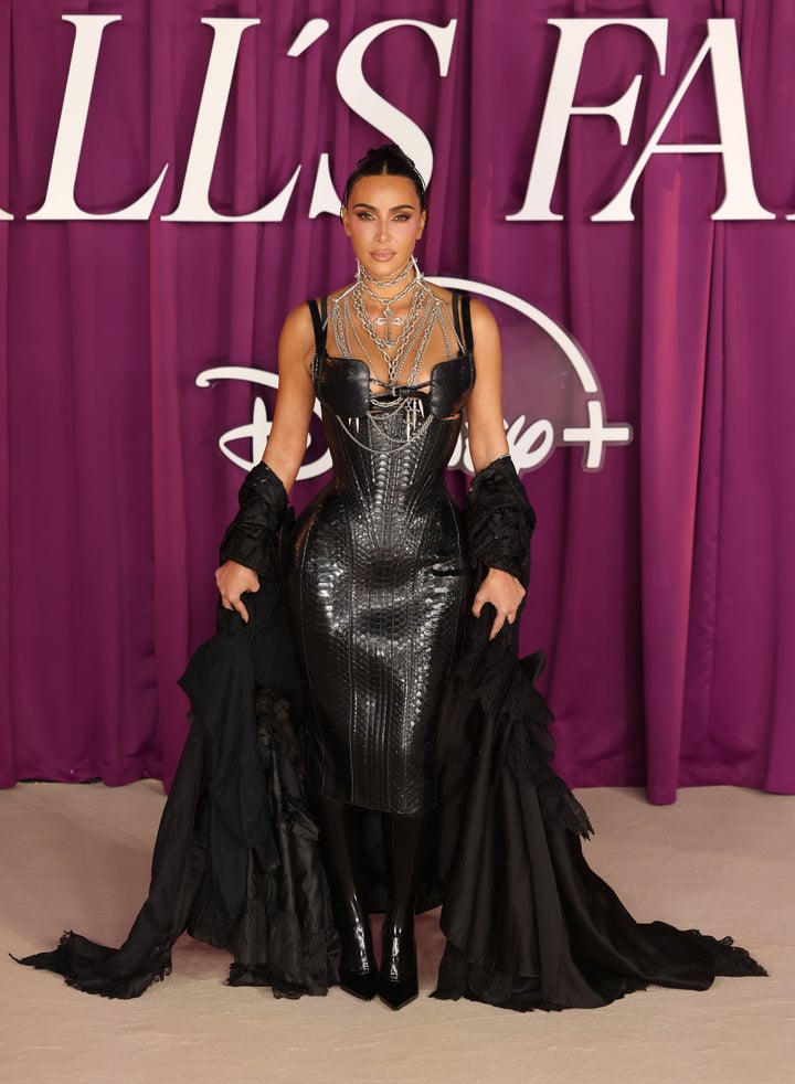 Kim Kardashian photographed on Oct. 22 in London, England.