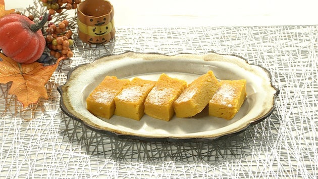 レンジだけでかぼちゃケーキ