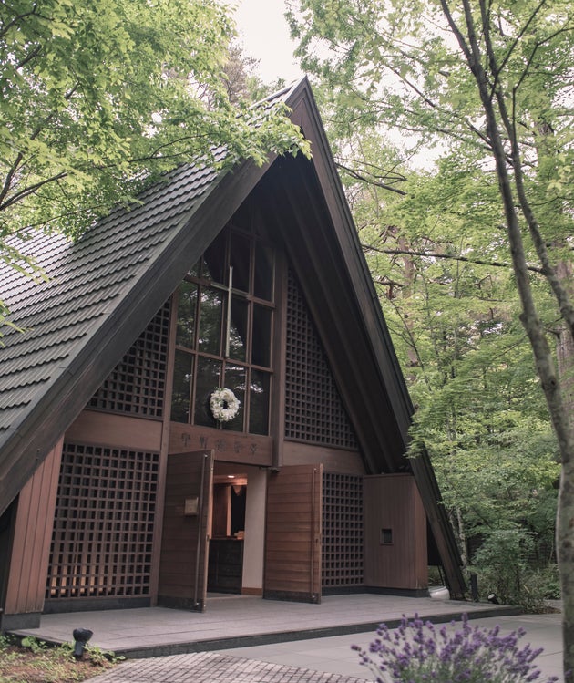 軽井沢高原教会(2018念5月撮影)