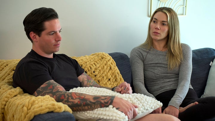 Jordan Keltner and Megan Walerius in "Love Is Blind."