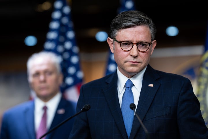 Speaker Mike Johnson (R-La.) says that House Republicans would consider cutting appropriated funds through a rescission package, further undermining any trust Democrats may have in striking a budget deal.