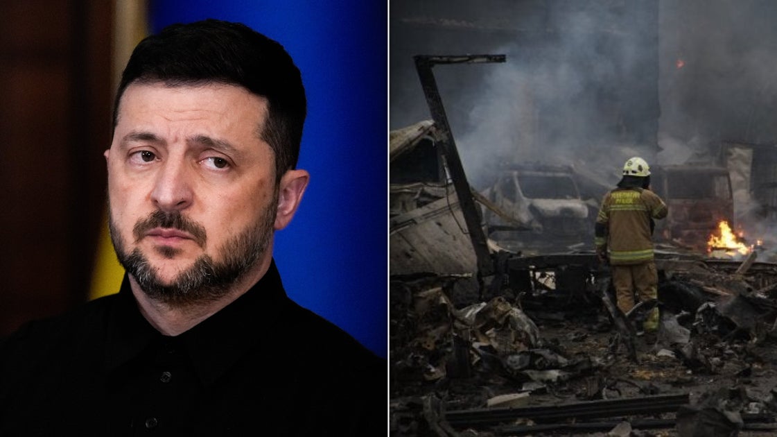 Zelenskyy Pleads For Western Air Defense After Russian Attacks Kill 4 In Ukraine