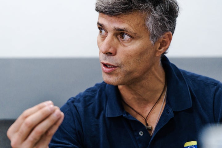 SPAIN - SEPTEMBER 18: Venezuelan opposition leader Leopoldo López during an interview for Europa Press, on September 19, 2025, in Madrid, Spain. Leopoldo López is a politician, economist and leader of the opposition to the Venezuelan government. (Photo by Carlos Luján/Europa Press via Getty Images)
