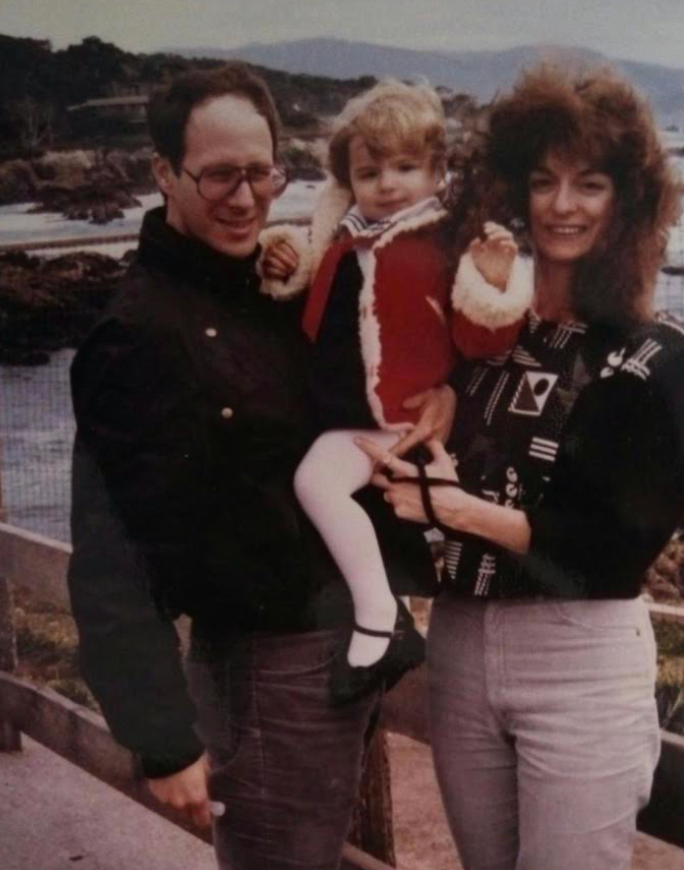 The author and her parents in San Francisco circa 1988.