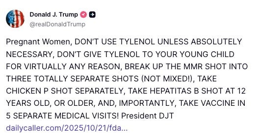 Donald Trump on social truth