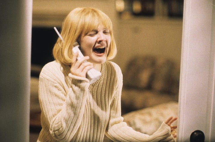 চিৎকারে ড্রু ব্যারিমোর