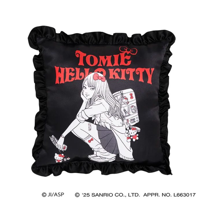 富江×ハローキティ フリルクッション