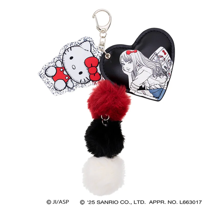 富江×ハローキティ ハートキーホルダー