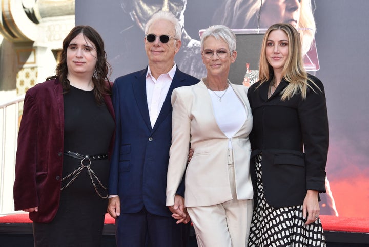 Jamie Lee Curtis Breaks Silence On Her Controversial Charlie Kirk Feedback - The Boston Courier 1 Jamie Lee Curtis and her husband, Christopher Guest, stand in between their daughters, Ruby, left, and Annie, in 2022.