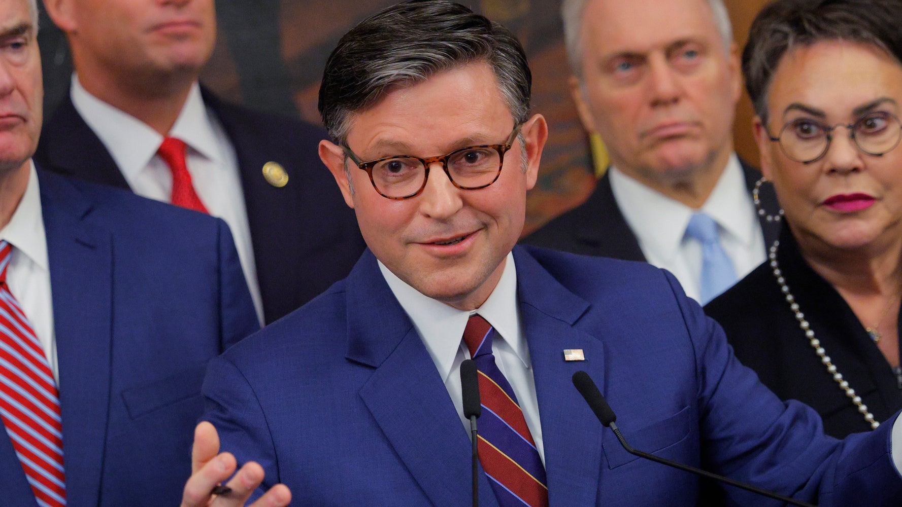 Speaker Mike Johnson's Exhausting Defense: GOP's Shutdown Blame Game Exposed