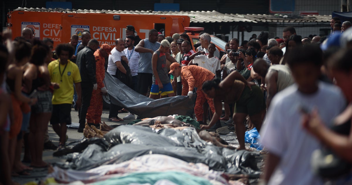 Corpses Line Rio Street After Brazil’s Deadliest Operation Against Drug Gangs