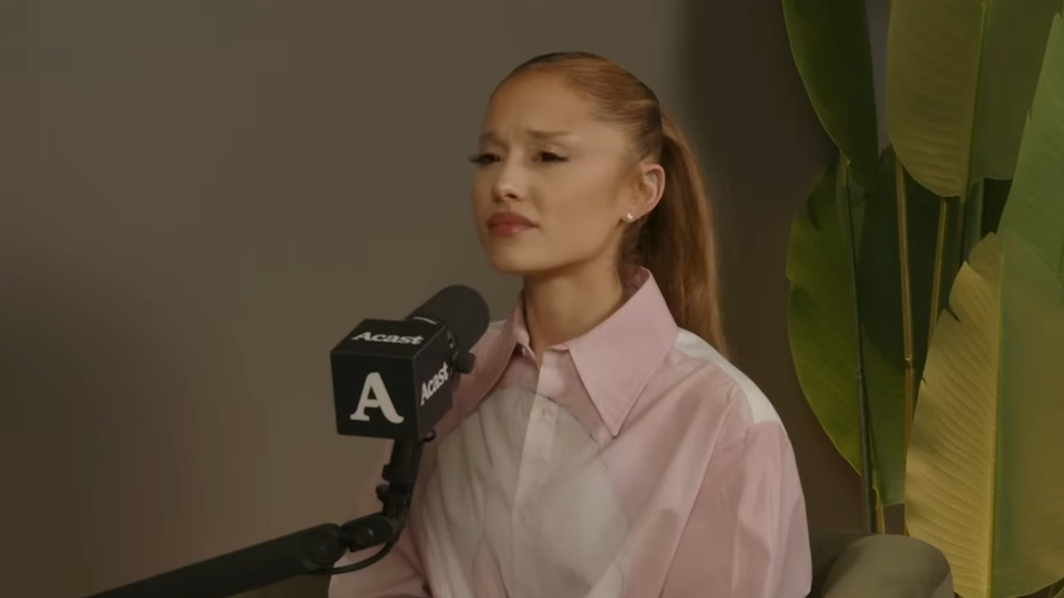 Ariana Grande seemed visibly uncomfortable when an interviewer kept calling these singers her