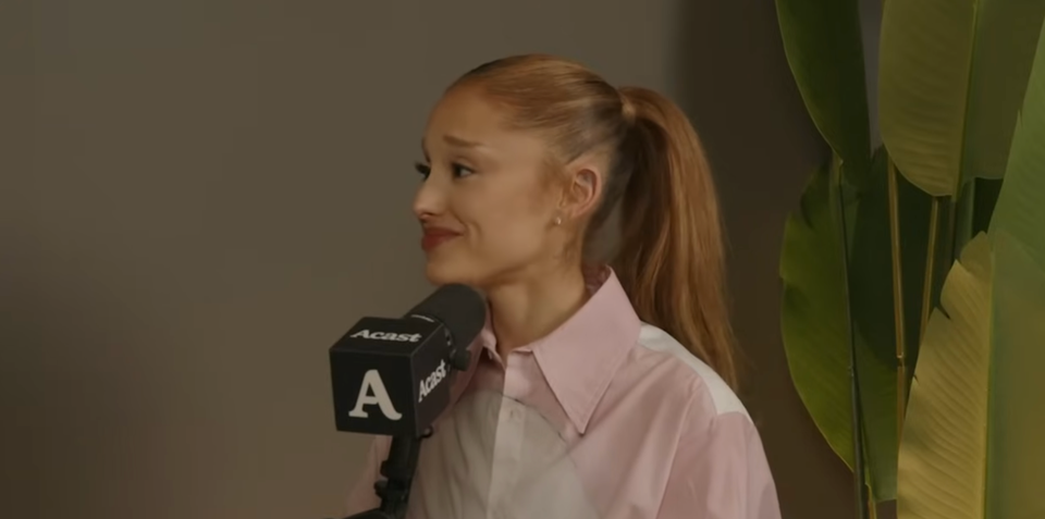Ariana Grande seemed visibly uncomfortable when an interviewer kept calling these singers her