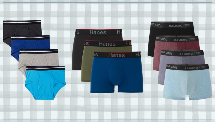 Men's underwear available in bulk on Amazon