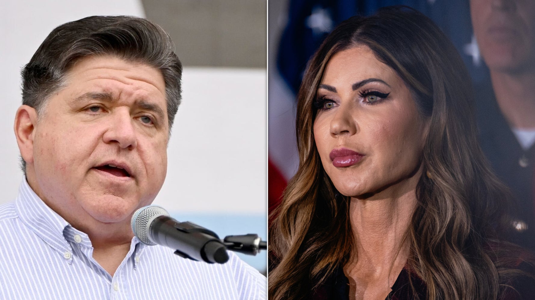 Governor's Fiery Clash Over Migrant Transport: Pritzker Slams Noem's Chicago Halloween Stunt