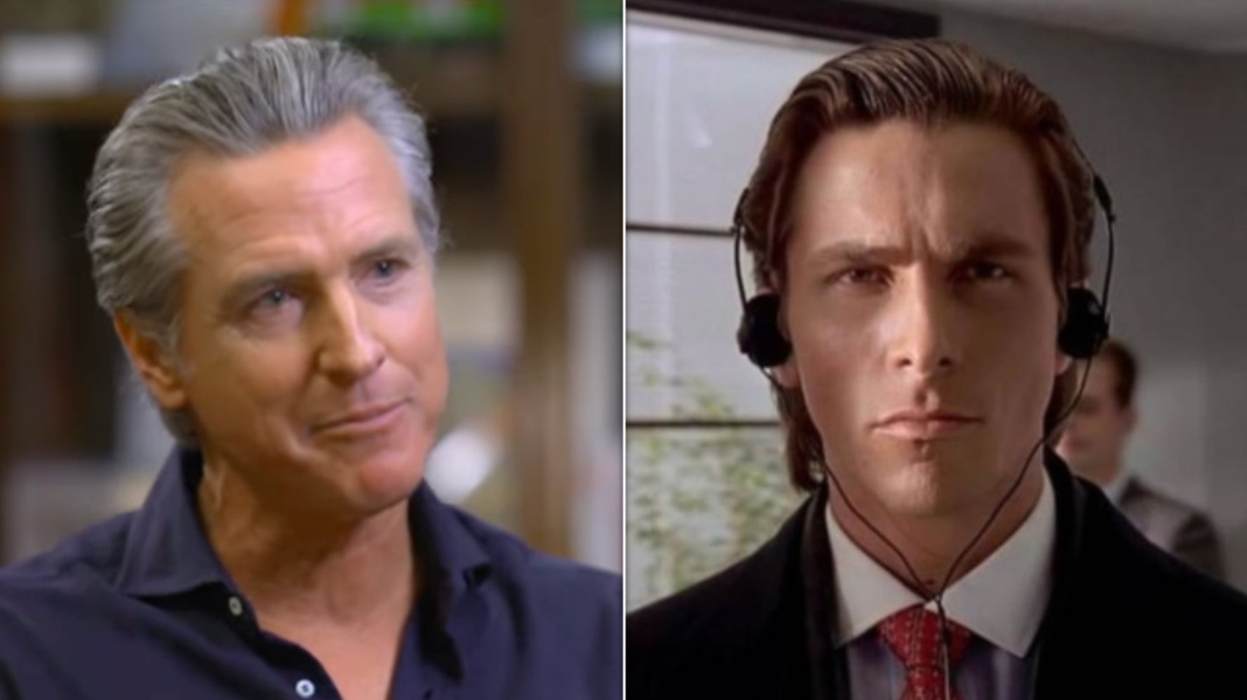 Gavin Newsom's Shocking Patrick Bateman Comparison Goes Viral - You Won't Believe Why