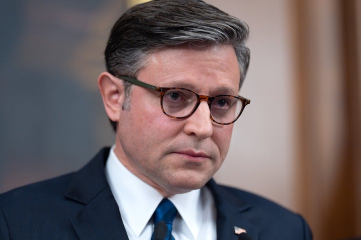 Republican Senator Urges Mike Johnson to Be Sworn in as Arizona Democrat After Weeks of Delay 1 House Speaker Mike Johnson, R-La., pauses during a news conference on day 30 of the government shutdown, at the Capitol in Washington, Thursday, Oct. 30, 2025.