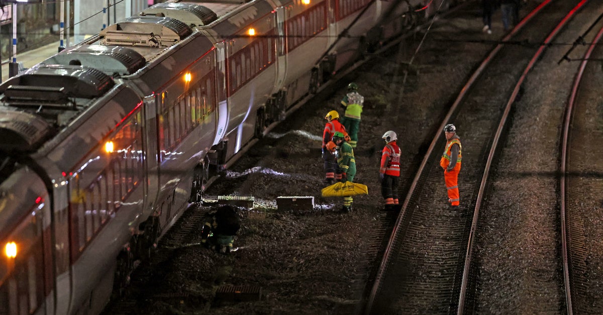 U.K. Police Say 10 People In Hospital After Train Stabbing Attack, 9 With Life-Threatening Injuries