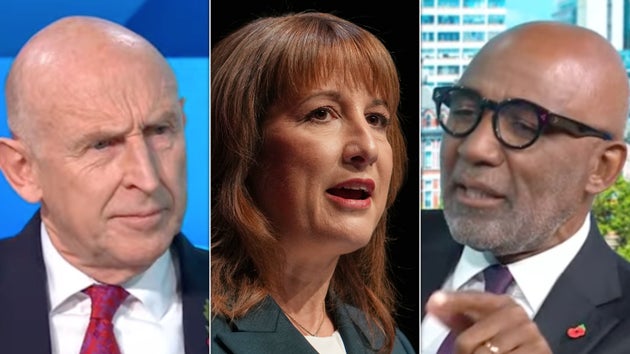 John Healey, Rachel Reeves and Trevor Phillips