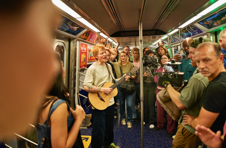 Ed Sheeran in "One Shot With Ed Sheeran."