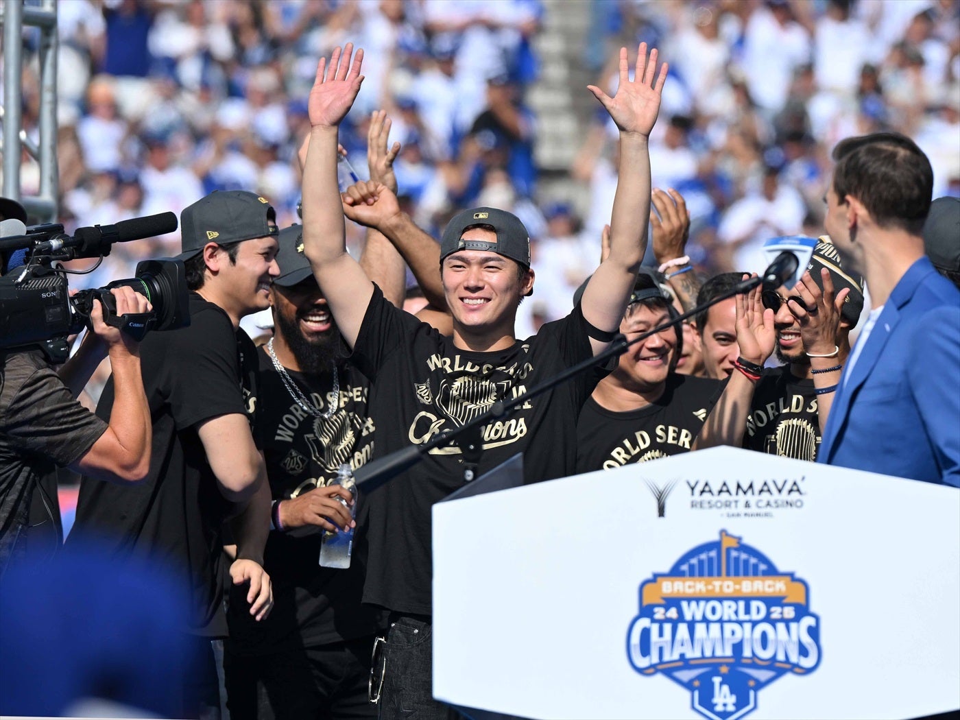 山本由伸「みんなのためなら、まだまだ投げる！！」ドジャースWS優勝後