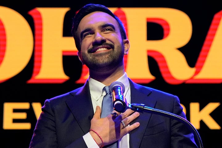 Zohran Mamdani speaks after winning the mayoral election, on Nov. 4, 2025, in New York.