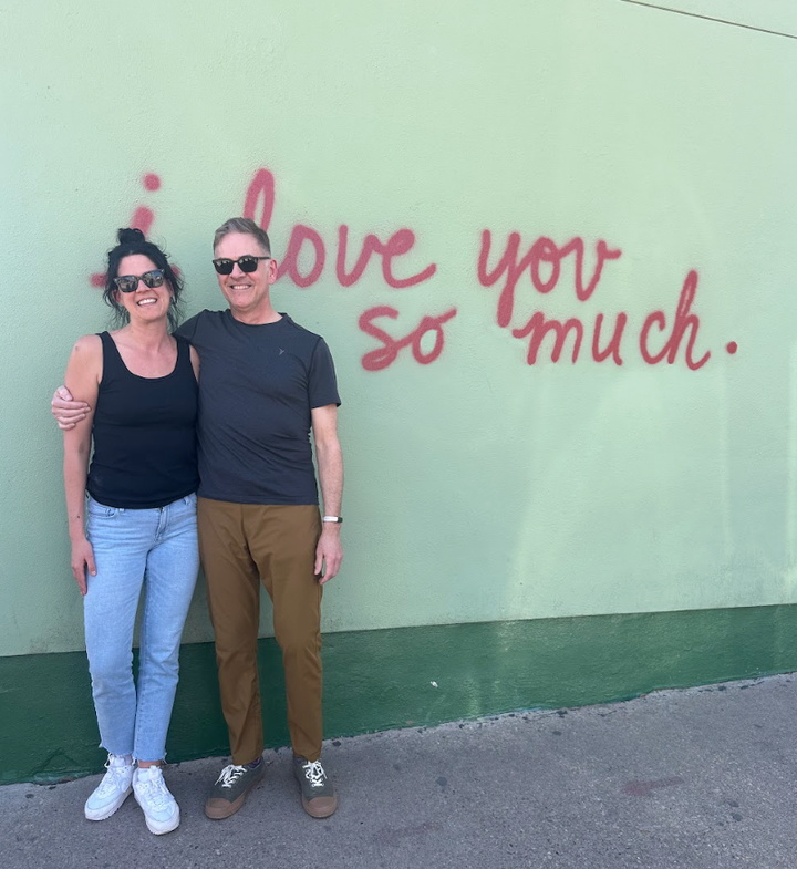 The author and Christopher in Austin, Texas.