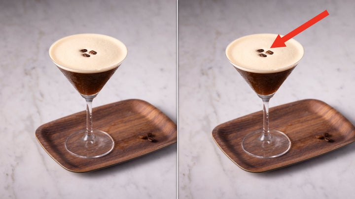 The three beans that top an espresso martini are said to signify health, wealth and happiness.
