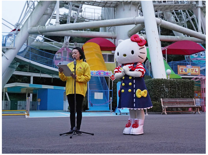 パープルリボンライトアップ 点灯式の様子