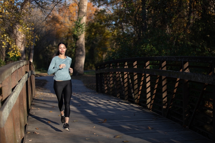 Kerksick said she runs to keep herself busy during this stressful time.