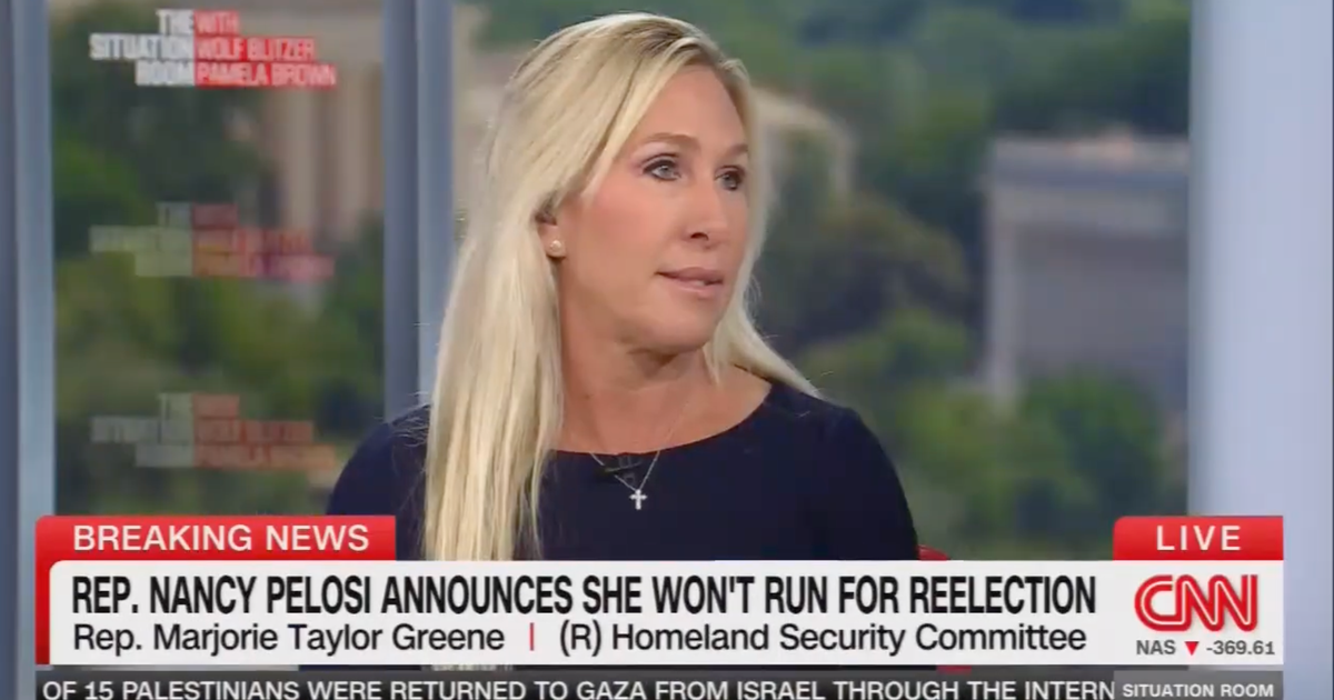 Marjorie Taylor Greene Offers Surprising Praise For Retiring Nancy Pelosi