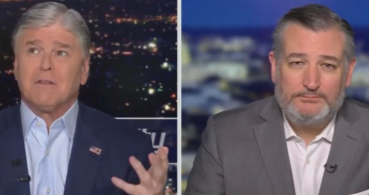 Sean Hannity tire Ted Cruz brisé du bord du gouffre suite aux résultats des élections « désastreuses » Sean Hannity tire Ted Cruz brisé du bord du gouffre suite aux résultats des élections « désastreuses »