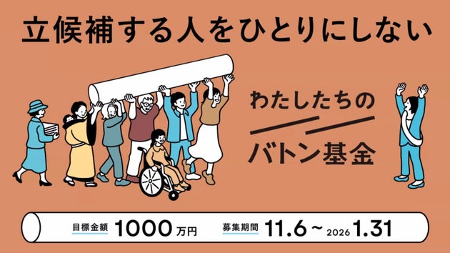 目標金額1000万円のクラウドファンディングを実施する。