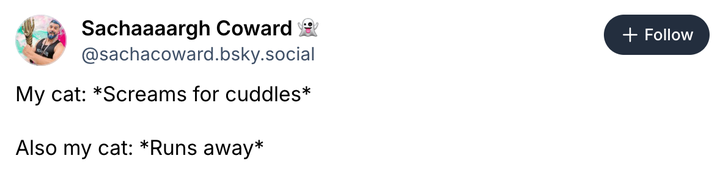 Screenshot @sachacoward.bsky.social via Bluesky