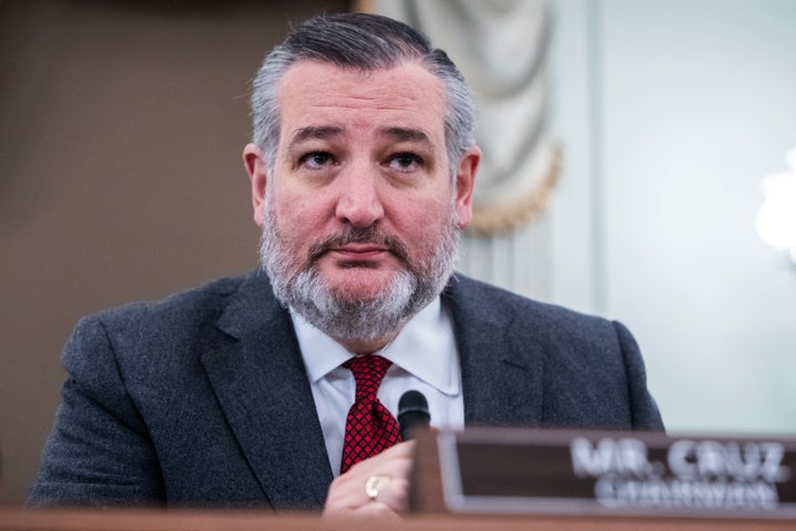 Sen. Ted Cruz (R-Texas) attends a Senate Commerce, Science and Transportation Committee hearing in October. 