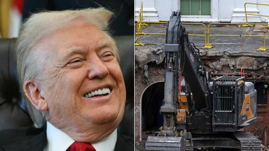 Trump Fesses Up On East Wing Demolition