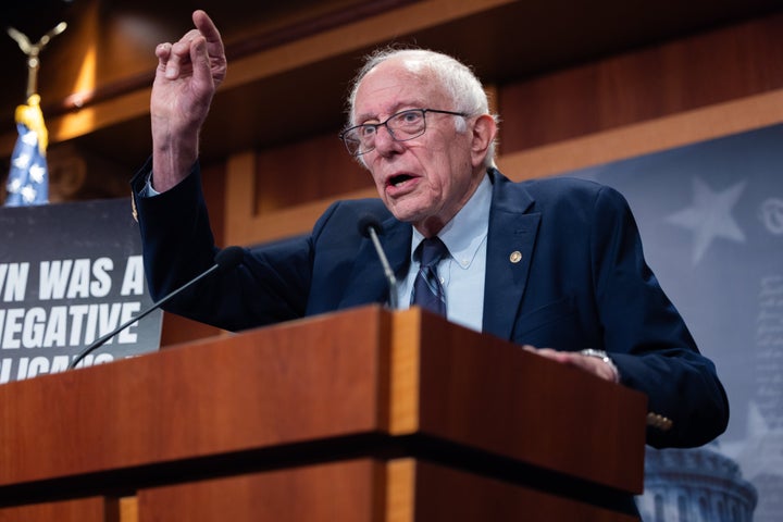 Sen. Bernie Sanders (I-Vt.) apparently angered Senate Minority Leader Chuck Schumer (D-N.Y.) by crashing a press conference he was about to hold and warning colleagues not to back off their health care demands.