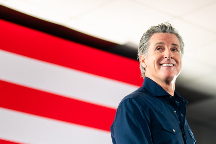 California Gov. Newsom garnered more support than Vice President JD Vance among young male voters in a 2028 matchup in a new poll.
