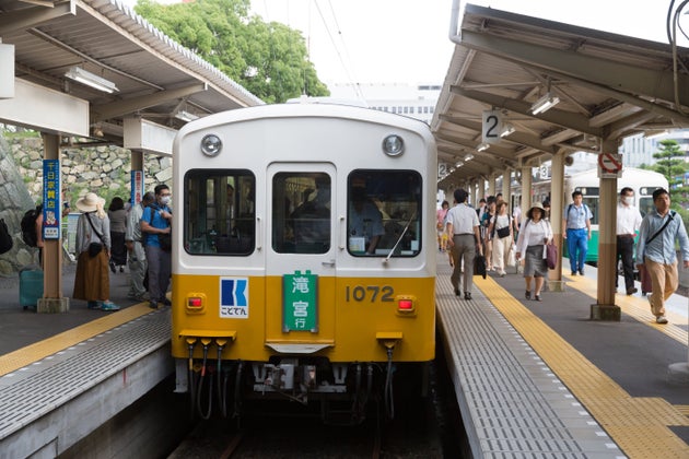 ことでん琴平線（2016年7月20日撮影）