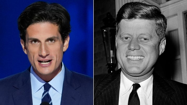 Jack Schlossberg (left), the grandson of former President John F. Kennedy, announced he is running for Congress.
