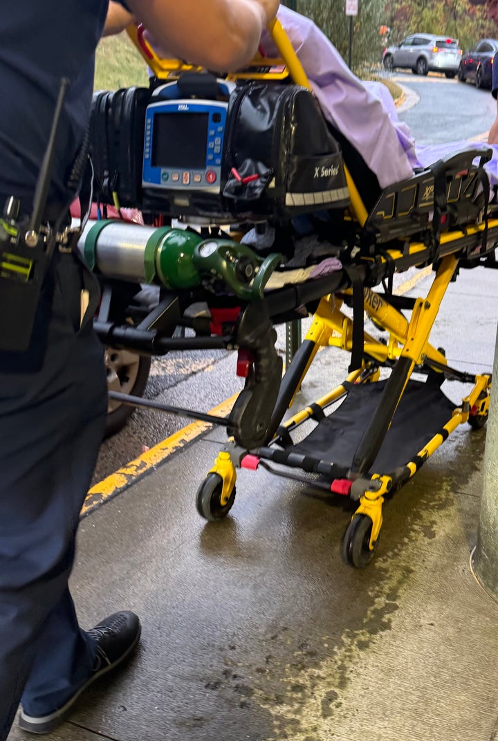 A medic who arrived to provide life-saving emergency services for the author's son.