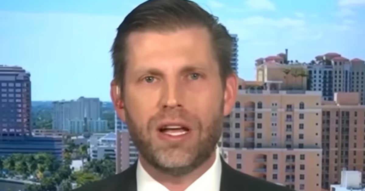 Eric Trump Torched For His Most Cluelessly 'Out Of Touch' Whine Yet