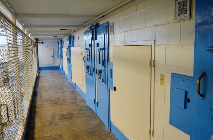 This undated photo provided on Thursday, July 11, 2019, by the South Carolina Department of Corrections shows the new death row at Broad River Correctional Institution in Columbia, S.C. (South Carolina Department of Corrections via AP)